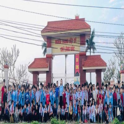 LIÊN ĐỘI TRƯỜNG TIỂU HỌC VÀ THCS CHI LĂNG BẮC RA QUÂN LAO ĐỘNG VỆ SINH NGHĨA TRANG LIỆT SĨ