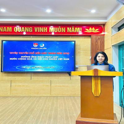ĐOÀN PHƯỜNG LƯU KIẾM TỔ CHỨC UYÊN TRUYỀN, PHỔ BIẾN PHÁP LUẬT NĂM 2025
