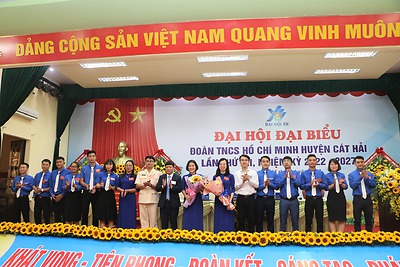 Đại hội đại biểu Đoàn TNCS Hồ Chí Minh huyện Cát Hải lần thứ XII, nhiệm kỳ 2022 - 2027