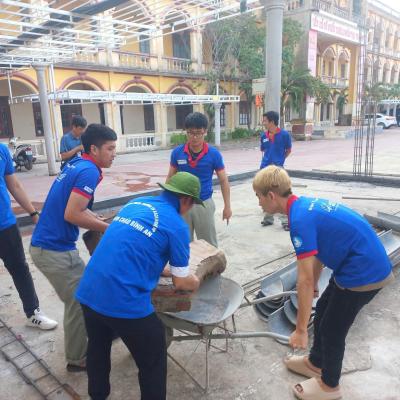 Đoàn Trường Cao đẳng Bách Nghệ Hải Phòng ra quân Ngày Chủ nhật xanh 21/9/2025