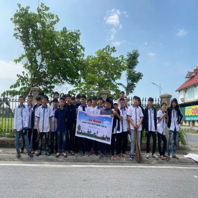 ĐOÀN TRƯỜNG CAO ĐẲNG NGHỀ HẢI DƯƠNG RA QUÂN NGÀY CHỦ NHẬT XANH 20/7/2025