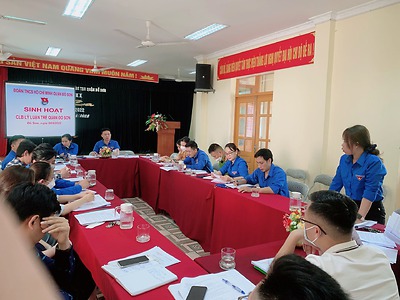 Sinh hoạt CLB Lý Luận trẻ quận Đồ Sơn năm 2022