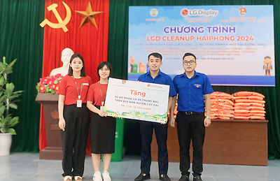 CHƯƠNG TRÌNH LGD CLEANUP HAI PHONG 2024 “HÀNH TRÌNH VÌ BIỂN ĐẢO QUÊ HƯƠNG - CÙNG ĐỒNG HÀNH VÌ MỘT ĐẠI DƯƠNG XANH”