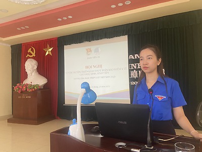 Đoàn TNCS Hồ Chí Minh quận Kiến An triển khai các hoạt động tuyên truyền hưởng ứng Ngày Pháp luật Việt Nam
