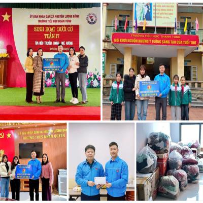 TUỔI TRẺ XÃ NGUYỄN LƯƠNG BẰNG TRAO GỬI YÊU THƯƠNG - LAN TOẢ HƠI ẤM VÙNG CAO