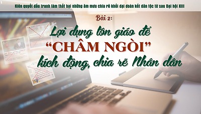 Lợi dụng tôn giáo để 