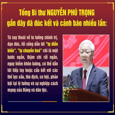 PHÒNG CHỐNG “TỰ DIỄN BIẾN”, “TỰ CHUYỂN HÓA” BẢO VỆ NỀN TẢNG TƯ TƯỞNG CỦA ĐẢNG TRONG TÌNH HÌNH MỚI