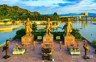 Khu di tích lịch sử Bạch Đằng Giang, xã Minh Đức, huyện Thủy Nguyen