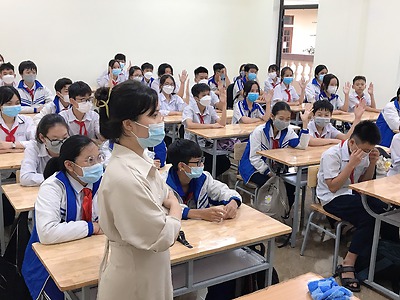 Ban Thường vụ Huyện đoàn Thủy Nguyên chỉ đạo 100% Liên đội các trường Tiểu học, THCS trong toàn huyện tổ chức tuyên truyền về ý nghĩa của Ngày pháp luật Việt Nam 9/11/2021