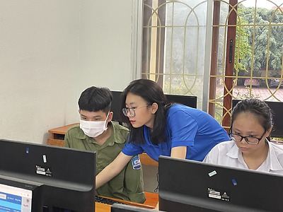 Huyện đoàn Thủy Nguyên chỉ đạo Đoàn trường THPT Nam Triệu thực hiện Chương trình 