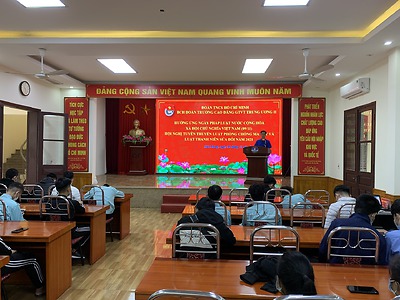Hưởng ứng ngày Pháp luật Việt Nam (09/11), Ban thường vụ Đoàn trường tổ chức Hội nghị tuyên truyền Luật phòng chống Ma túy và Luật Thanh niên sửa đổi năm 2020