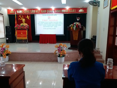 Quận  Đồ Sơn: tập huấn, cung cấp thông tin, kỹ năng cho tuyên truyền viên về Luật Thanh niên và Chiến lược phát triển thanh niên Việt Nam giai đoạn 2021 – 2030.