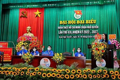 Đại hội Đại biểu Đoàn TNCS Hồ Chí Minh Quận Ngô Quyền lần thứ XXI, nhiệm kỳ 2022 – 2027
