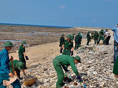 TUỔI TRẺ ĐOÀN CƠ SỞ TIỂU ĐOÀN PHÒNG THỦ ĐẢO BẠCH LONG VĨ SÔI NỔI VỚI CÁC HOẠT ĐỘNG KHỞI ĐỘNG THÁNH THANH NIÊN NĂM 2023