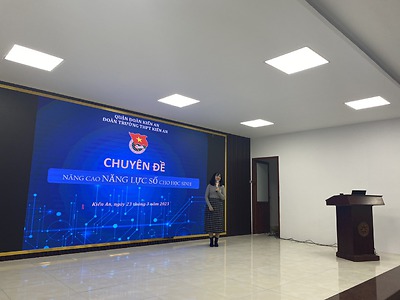 THPT Kiến An : Tổ chức chuyên đề “Nâng cao năng lực số cho học sinh năm 2023”