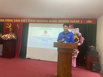 Quận Đồ Sơn: Tổ chức chuyên đề Học tập và làm theo tư tưởng, đạo đức, phong cách Hồ Chí Minh