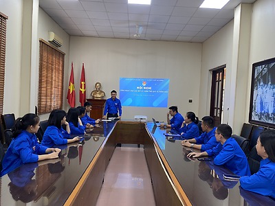 Đoàn Thanh niên công ty TNHH MTV Xi măng Vicem Hải Phòng tổ chức Hội nghị CLB lý luận trẻ quý III.2023