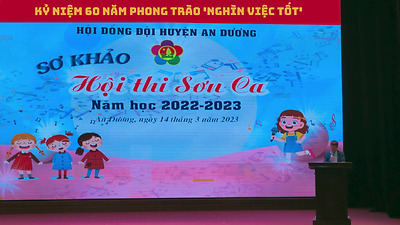 Đoàn TNCS Hồ Chí Minh huyện An Dương tổ chức Hội thi Sơn ca năm 2022 - 2023 nhân dịp kỷ niệm 60 năm phong trào Nghìn việc tốt (24/3/1963-24/3/2023)