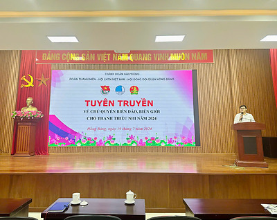 Tuyên truyền về chủ quyền biển đảo, biên giới cho thanh thiếu nhi năm 2024