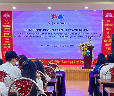 Quận đoàn - Ủy ban Hội quận tổ chức phát động phong trào 