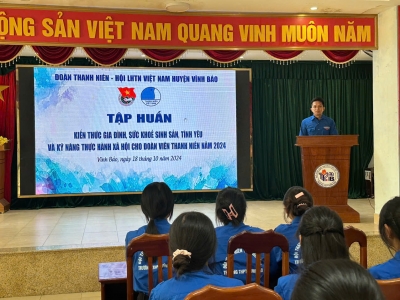 Tập huấn kiến thức về gia đình, sức khoẻ sinh sản, tình yêu và kỹ năng thực hành xã hội cho thanh niên 2024