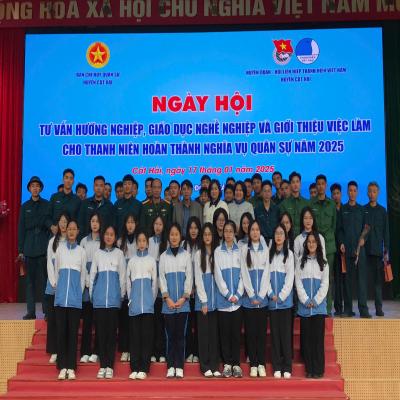 NGÀY HỘI TƯ VẤN HƯỚNG NGHIỆP, GIÁO DỤC NGHỀ NGHIỆP VÀ GIỚI THIỆU VIỆC LÀM CHO THANH NIÊN HOÀN THÀNH NGHĨA VỤ QUÂN SỰ NĂM 2025