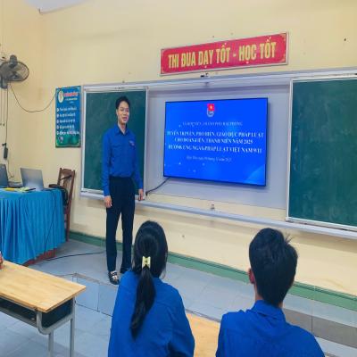 HƠP TIẾN_ TỔ CHỨC TUYỀN TRUYỀN , PHỔ BIẾN, GIÁO DỤC PHÁP LUẬT CHO ĐOÀN VIÊN, THANH NIÊN