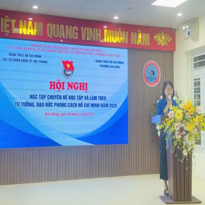Đoàn Các cơ quan Đảng thành phố tổ chức Hội nghị Học tập chuyên đề Học tập và làm theo tư tưởng, đạo đức phong cách Hồ Chí Minh năm 2025