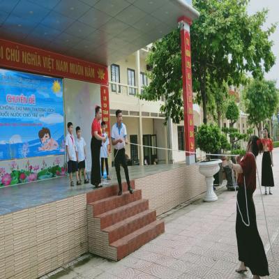 Đoàn phường Hòa Bình và trường Tiểu học An Lư tổ chức chuyên đề 