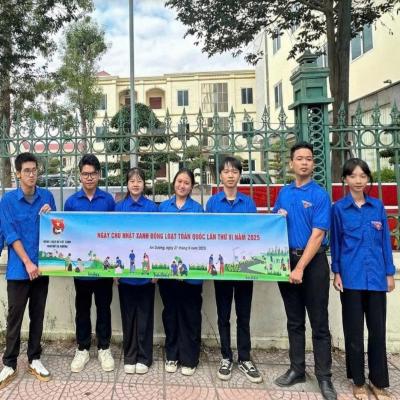 ĐOÀN PHƯỜNG AN DƯƠNG RA QUÂN NGÀY CHỦ NHẬT XANH 21/9