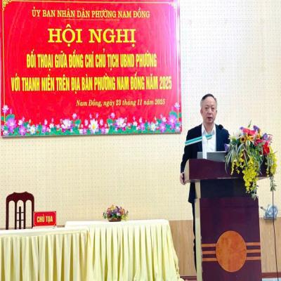 HỘI NGHỊ ĐỐI THOẠI GIỮA CHỦ TỊCH UBND PHƯỜNG VỚI THANH NIÊN NĂM 2025