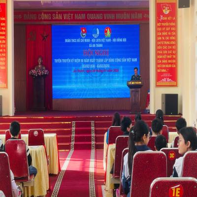 Đoàn xã An Thành: Tổ chức tuyên truyền kỷ niệm 96 năm Ngày thành lập Đảng Cộng sản Việt Nam