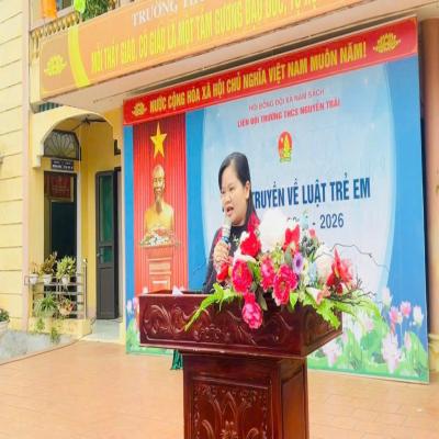 Nam Sách tổ chức tuyên truyền Luật Trẻ em năm học 2025-2026.