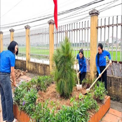 Tuổi trẻ Nam Thanh Miện tích cực hưởng ứng Tết trồng cây Xuân Bính Ngọ 2026