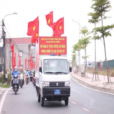 Sôi nổi hưởng ứng Tháng Thanh niên 2026: Đoàn phường Nam Đồ Sơn ra mắt mô hình tuyên truyền lưu động phòng, chống ma túy