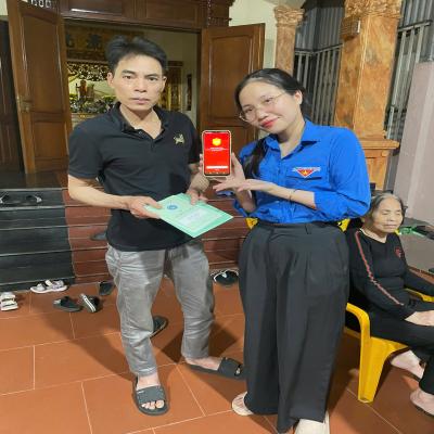 Đoàn phường Đông Hải: ra quân hỗ trợ đợt cao điểm cài đặt và sử dụng 