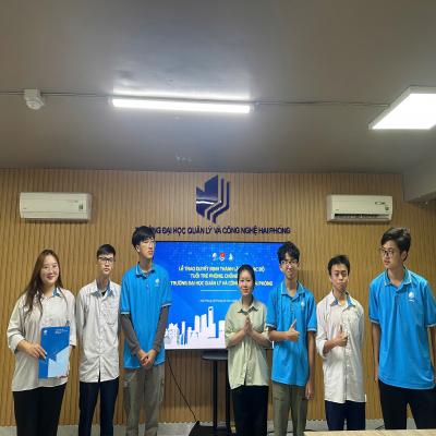Đoàn Thanh Niên - Hội Sinh viên Trường Đại học Quản lý và Công nghệ Hải Phòng Thành lập CLB Tuổi trẻ phòng, chống ma tuý