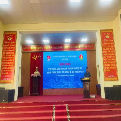 An Thành: tổ chức tuyên truyền, hướng dẫn cài đặt ứng dụng “Làm việc tốt” cho các Trường Tiểu học trên địa bàn xã năm học 2025 - 2026