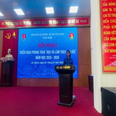 Hội Đồng Đội xã An Thành tổ chức triển khai phong trào “Đọc và làm theo báo Đội năm học 2025 - 2026”