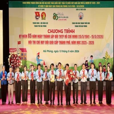CHƯƠNG TRÌNH KỶ NIỆM 85 NĂM NGÀY THÀNH LẬP ĐỘI TNTP HỒ CHÍ MINH (15/5/1941 - 15/5/2026) VÀ HỘI THI CHỈ HUY ĐỘI GIỎI CẤP THÀNH PHỐ NĂM HỌC 2025 - 2026