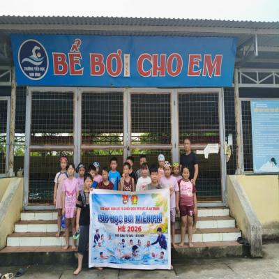 AN THÀNH TỔ CHỨC KHAI GIẢNG LỚP BƠI MIỄN PHÍ HÈ 2026 CHO THIẾU NHI CÓ HOÀN CẢNH KHÓ KHĂN