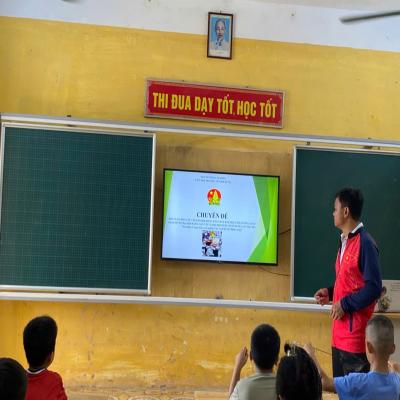 Hội đồng Đội xã Hợp Tiến chỉ đạo các Liên đội tổ chức chuyên đề “Mỗi tuần một câu chuyện đẹp, một cuốn sách hay, một tấm gương sáng” chào mừng Đại hội Đảng các cấp và Đại hội Đảng toàn quốc lần thứ XIV