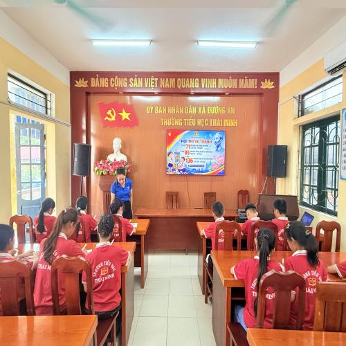 ĐƯỜNG AN: TỔ CHỨC HỘI THI VẼ TRANH CHÀO MỪNG KỶ NIỆM 71 NĂM NGÀY GIẢI PHÓNG HẢI PHÒNG (13/5/1955 - 13/5/2026), 85 NĂM NGÀY THÀNH LẬP ĐỘI TNTP HỒ CHÍ MINH (15/5/1941 - 15/5/2026) VÀ 136 NĂM NGÀY SINH CHỦ TỊCH HỒ CHÍ MINH (19/5/1890 - 19/5/2026)