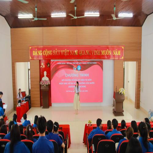 HẢI PHÒNG: TỔ CHỨC CHƯƠNG TRÌNH KỂ CHUYỆN VỀ BÁC NHÂN DỊP KỶ NIỆM 115 NĂM NGÀY BÁC HỒ RA ĐI TÌM ĐƯỜNG CỨU NƯỚC