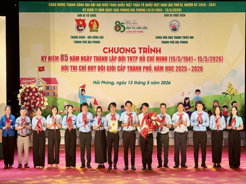 CHƯƠNG TRÌNH KỶ NIỆM 85 NĂM NGÀY THÀNH LẬP ĐỘI TNTP HỒ CHÍ MINH (15/5/1941 - 15/5/2026) VÀ HỘI THI CHỈ HUY ĐỘI GIỎI CẤP THÀNH PHỐ NĂM HỌC 2025 - 2026